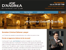 Tablet Screenshot of joedandrea.com